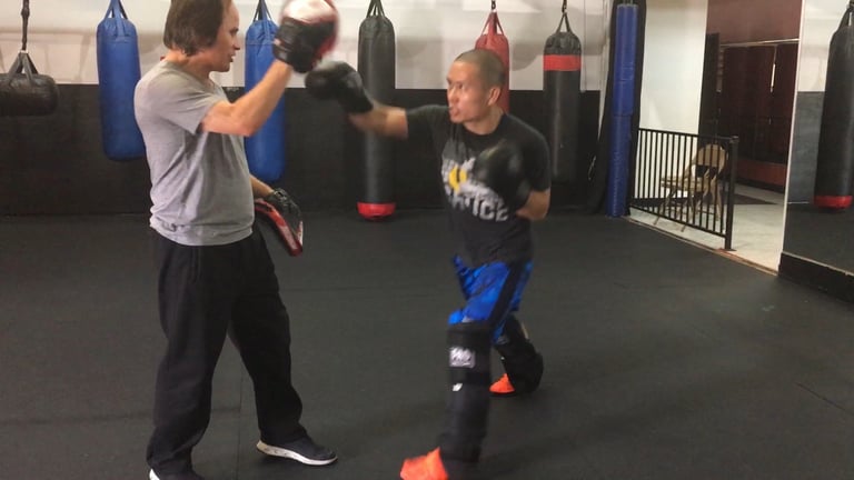 MARK RECAIDO PERSONAL TRAINING WITH MARTIAL ARTS LEGEND SENSEI BENNY THE JET URQUIDEZ!