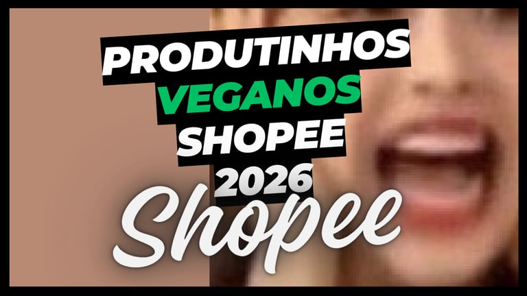 produtos vegano shopee