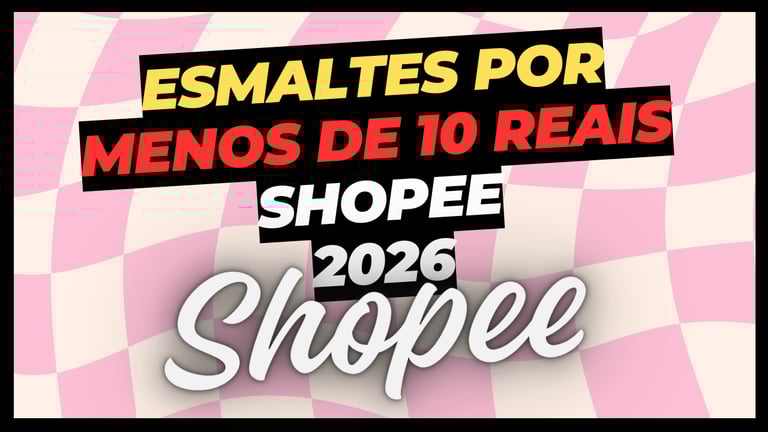 onde comprar esmaltes baratos shopee
