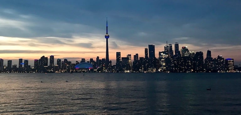 Toronto Island Skyline Kanada Annerschtwo