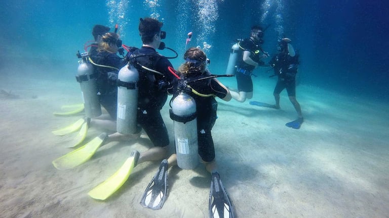 PADI dive course at tioman island