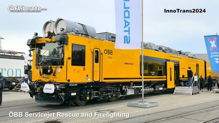 ÖBB servicejet rescue and firefighting innotrans2024