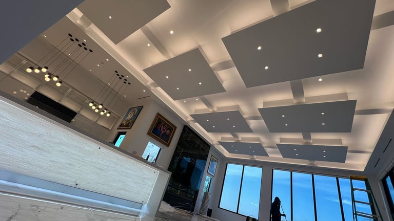 Led ceiling lighting