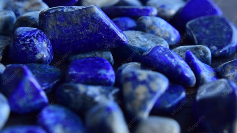 lapis lazuli pierres bleues vif