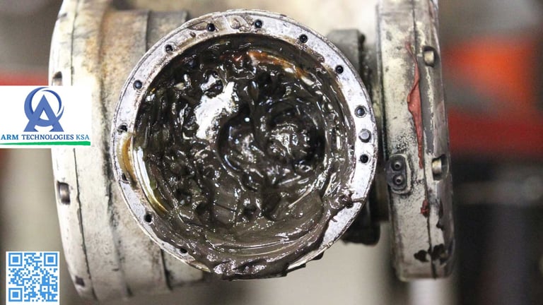 Industrial robot gearbox lubrication and joint mechanical greasing service