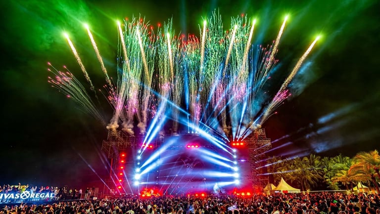 kembang api festival dj