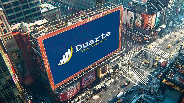 GRAN PANTALLA LED DUARTE VIA PUBLICA