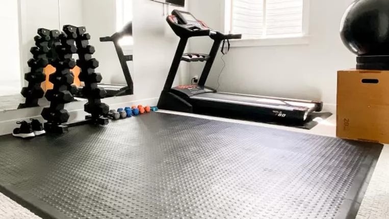 Help customers complete their gym with wholesale flooring and storage. A key retail add-on.
