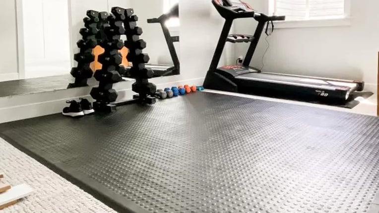 Help customers complete their gym with wholesale flooring and storage. A key retail add-on.