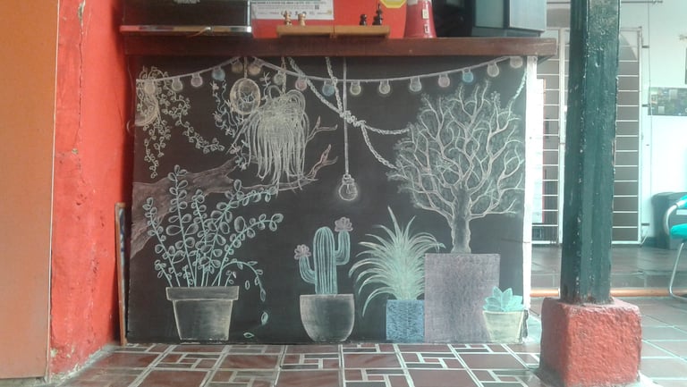 fresque craie zipaquira