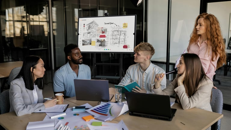 i3SIXTY 3 en sala de juntas