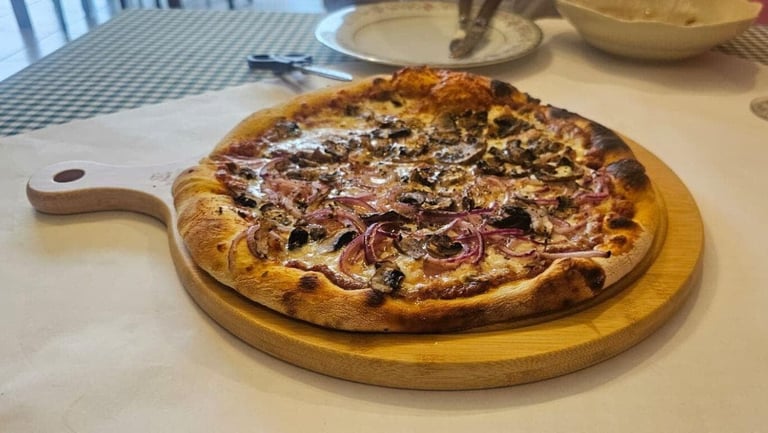 pizza artesanal forno rosso