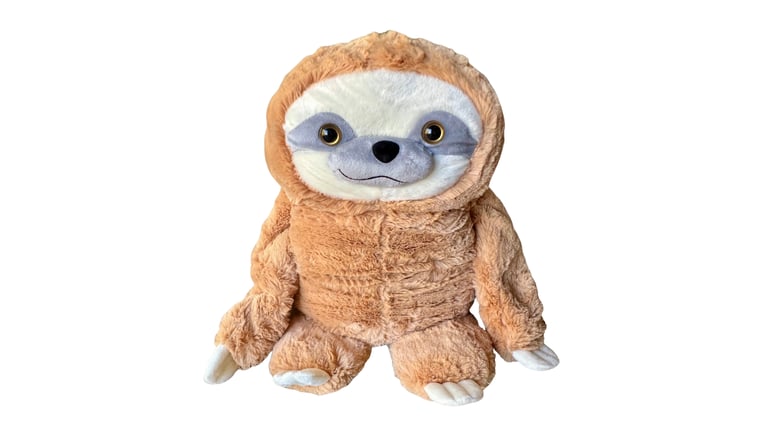 weighted stuffed animal sloth