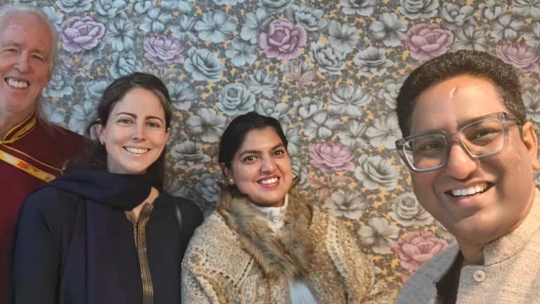 With Guests from USA