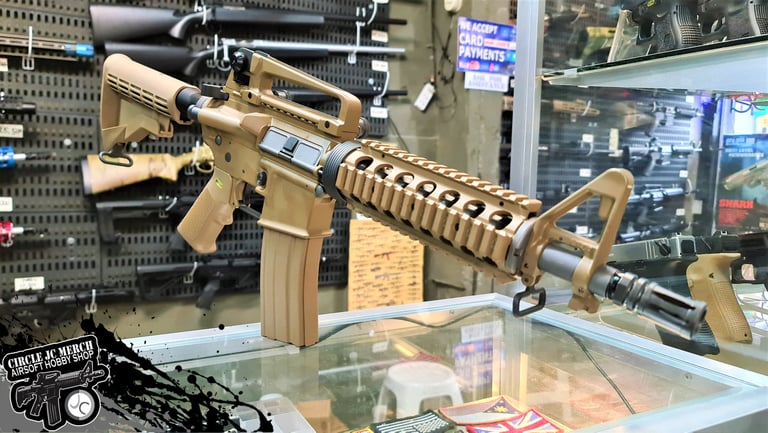WE M4 CQB GBBR TAN