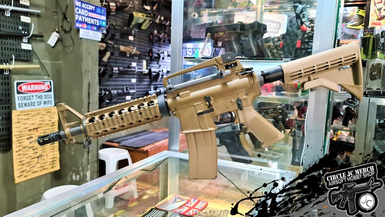 WE M4 CQB GBBR TAN