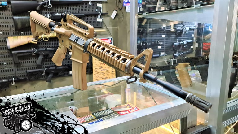 WE M4 RIS GBBR TAN
