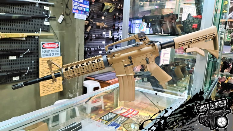 WE M4 RIS GBBR TAN