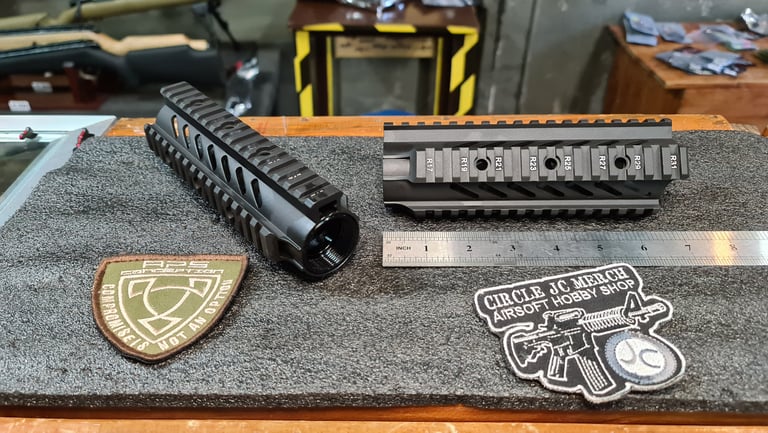 7 INCHES OD FREE FLOAT URX HANDGUARD