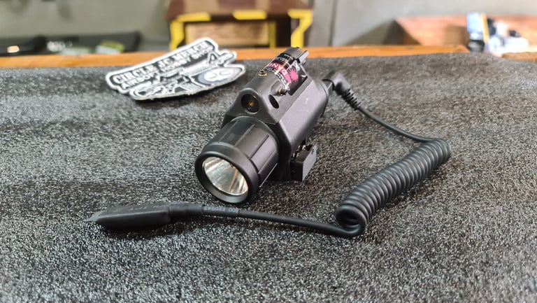 TAC FLASHLIGHT WITH RED LASER