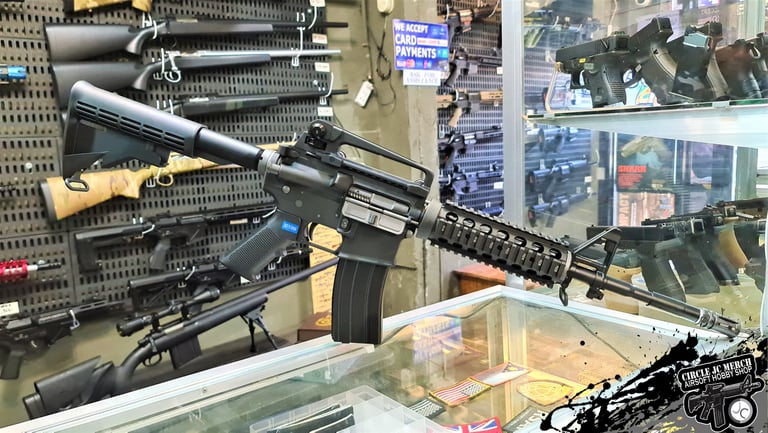 WE M4 RIS GBBR BLACK