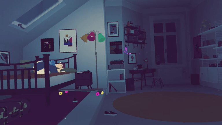 Capture d'écran du jeu Sayonara Wild Hearts