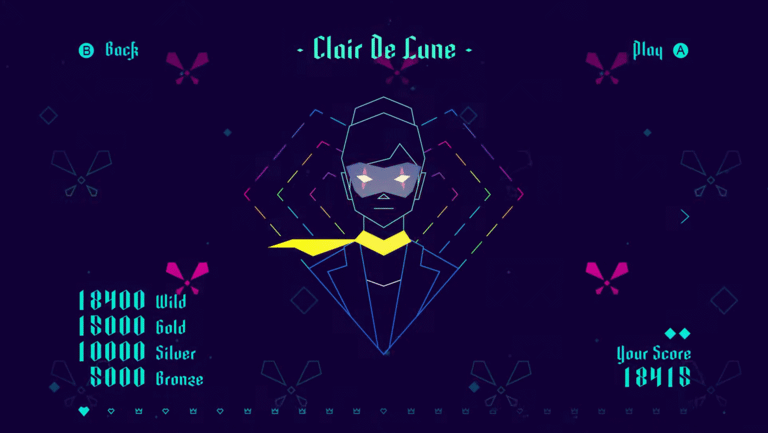 Capture d'écran du jeu Sayonara Wild Hearts