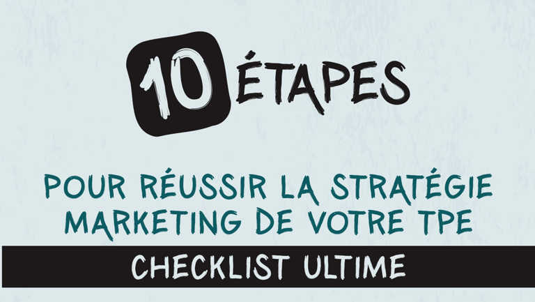 Banderolle checklist marketing