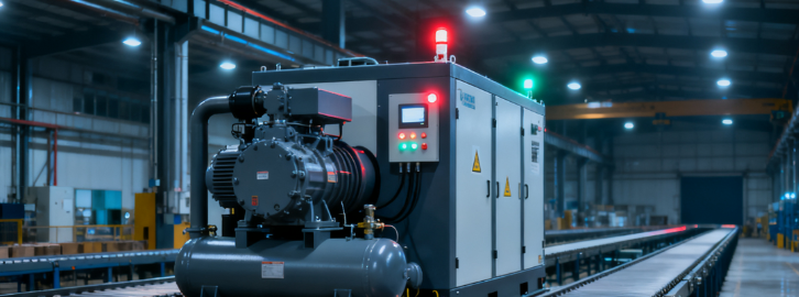 AIR compressor application of Continuous production lines | wemano