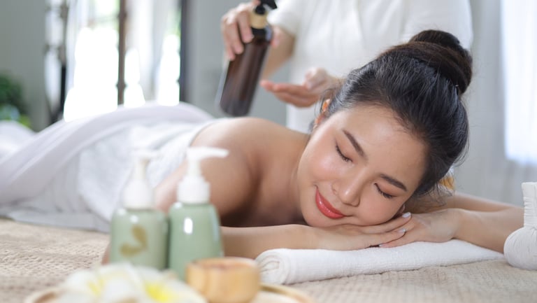 Premium spa services in Perumbakkam with elegant interior and professional beauty treatments at Peac