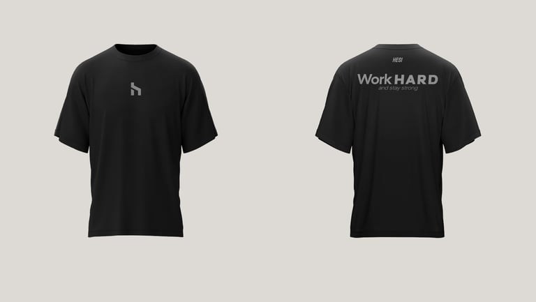Camiseta preta HESI