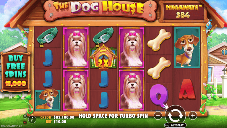 The Dog House Megaways'te 12.305 kat kazançlı bonus oyunu