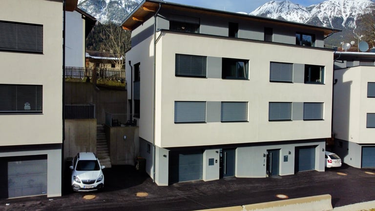 Außenansicht Apartment 183 mit Parkplatz