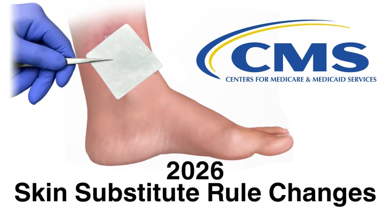 Center for Medicare & Medicaid Services 2026 rule changes for skin substitutes
