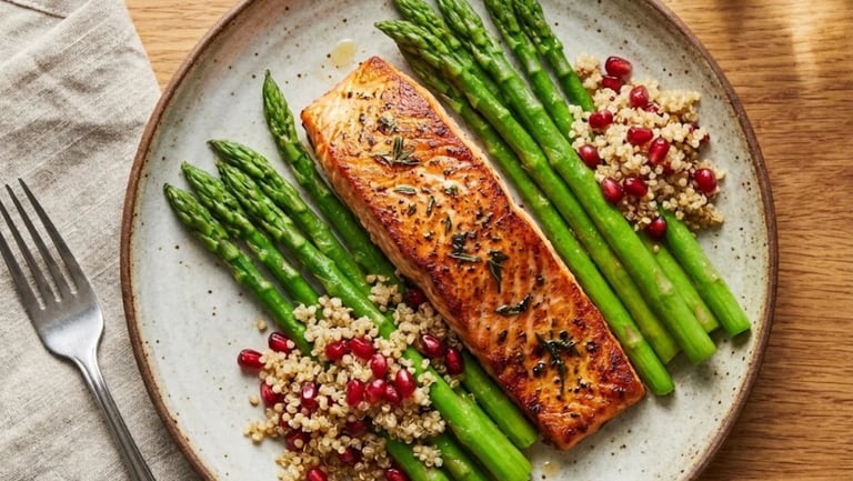 A balanced protein and fiber meal designed for glucose stability in perimenopause.