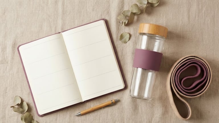 A tracking kit for monitoring menstrual cycles and perimenopause symptoms.