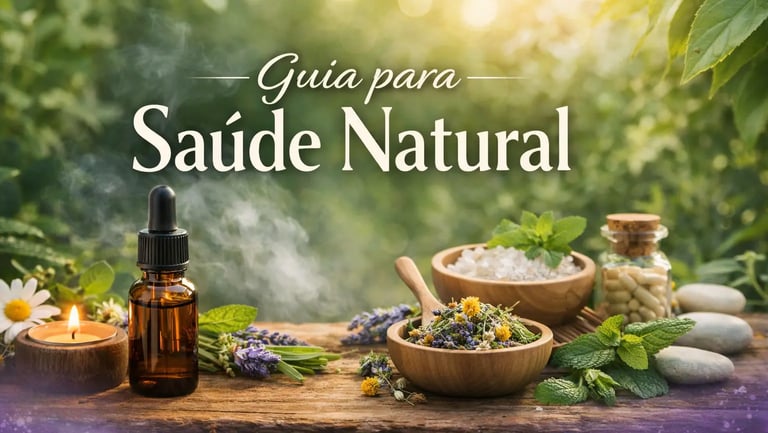 **Alt text SEO recomendado:**  `produtos naturais para saúde natural com óleo essencial ervas medicinais e suplementos`