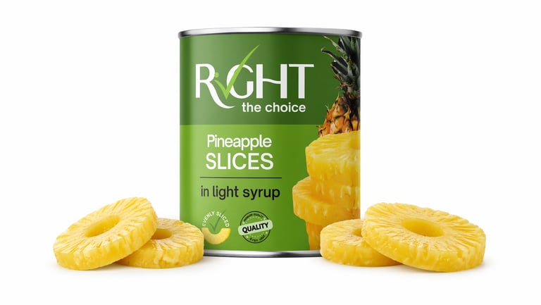 Right Canned Food - Pineapple Slices