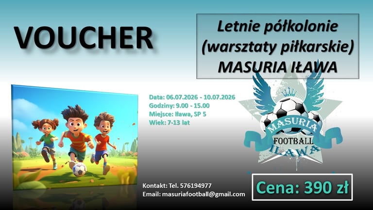 Voucher Masuria Iława Tola Szlagowska