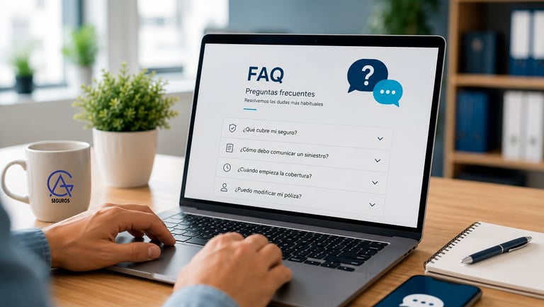 preguntas frecuentes sobre nuestro seguro