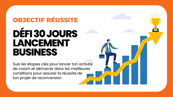 Image du défi 30 jours pour lancer son business. 