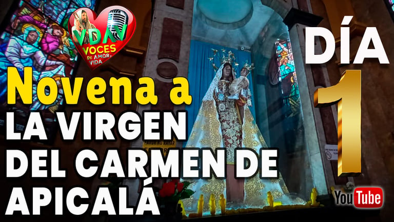 Novena a la vírgen del cármen de apicalá