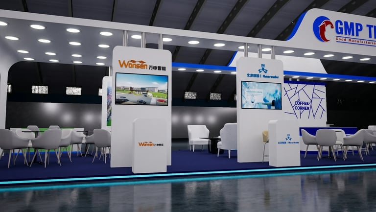 GMP TECH EGYPT stand at Pharmaconex 2026 Egypt by Morgan Expo, Exhibition Stand Builder.