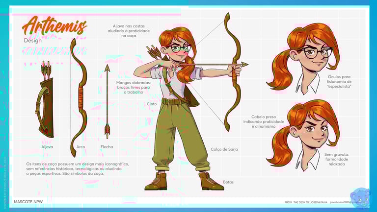 mascote 3D personagem 3D
