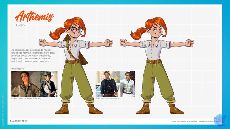 mascote 3D personagem 3D