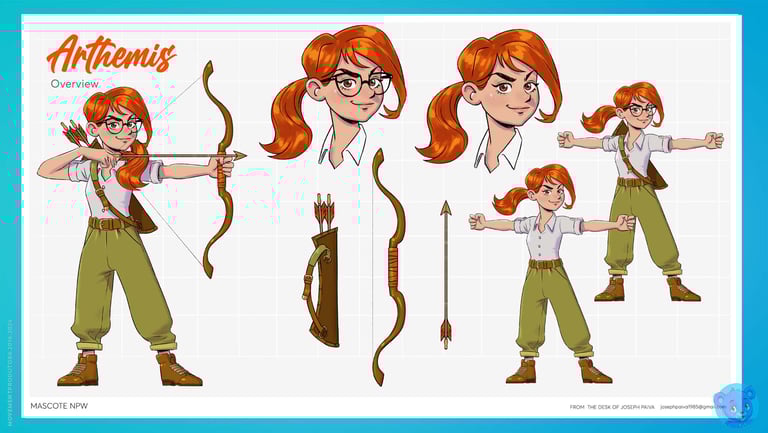 mascote 3D personagem 3D