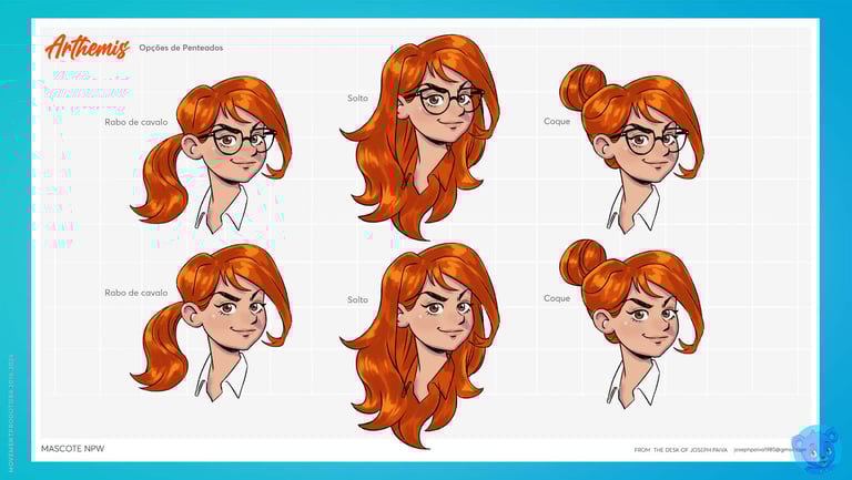 mascote 3D personagem 3D