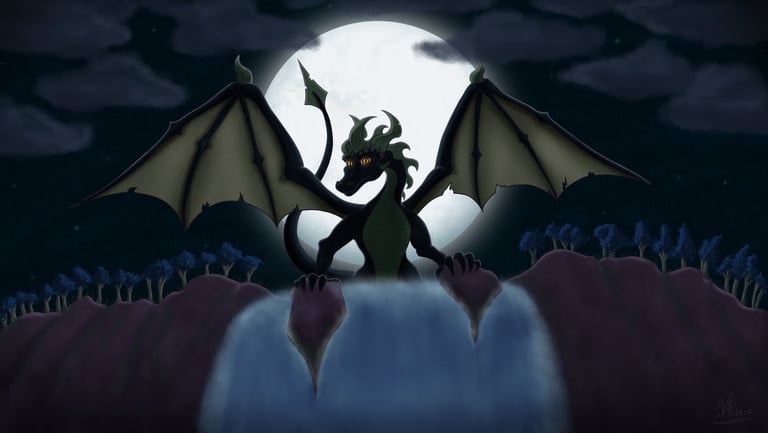 Midnight Dragon ~ by Vaughan Farrar