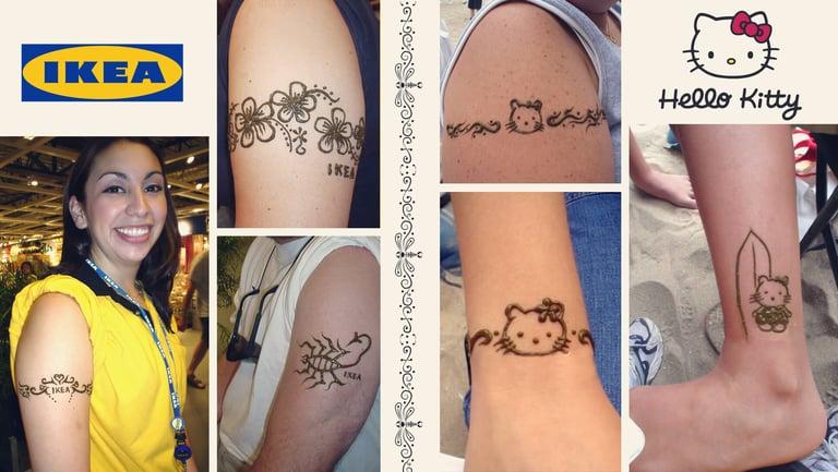Sponsors Tattoo-Me IKEA Hello Kitty