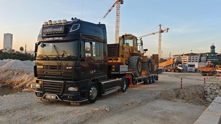 Proje lojistiği kapsamında hidrolik loder taşımacılığı
